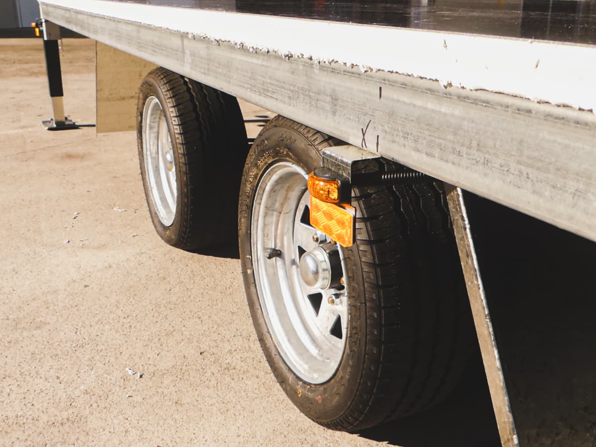 Tiny house trailer dual-axle — 7m Duragal steel Sunshine Coast